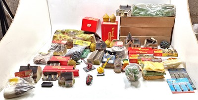 Lot 656 - One box of mainly Triang 00 gauge accessories,...