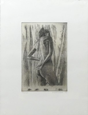 Lot 337 - Mark Clark (b.1959) - Standing female nude,...