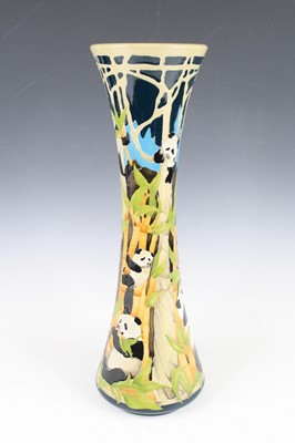 Lot 111 - A large contemporary Moorcroft Pottery vase in...