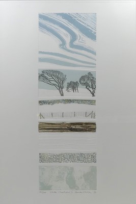 Lot 340 - Brenda Hartill (b.1943) - Winter Variations IV,...