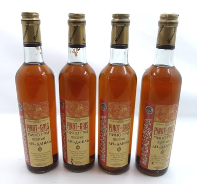 Lot 1287 - Massandra Pinot-Gris non-vintage dessert wine,...