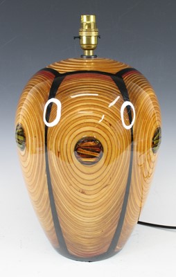 Lot 213 - Christian Wallace - a layered wood lacquered...