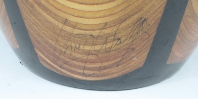 Lot 213 - Christian Wallace - a layered wood lacquered...