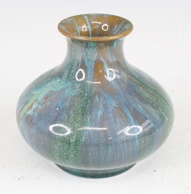 Lot 93 - A Pilkingtons Royal Lancastrian squat vase, of...