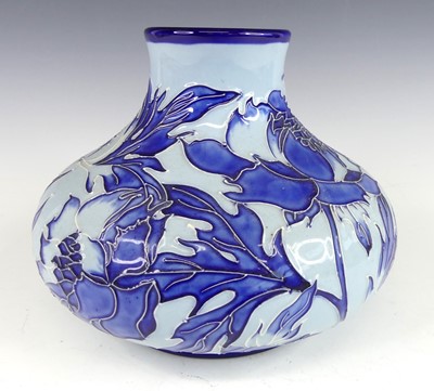 Lot 105 - A contemporary Moorcroft pottery bulbous squat...