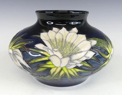 Lot 106 - A contemporary Moorcroft pottery squat bellied...