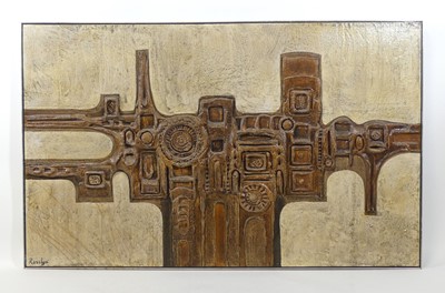 Lot 359 - Rosslyn Ruiz (b.1935) - Abstract form in...