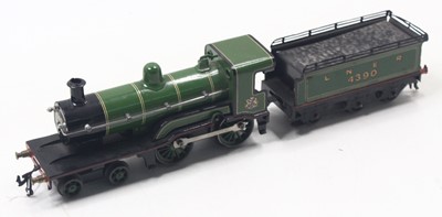 Lot 174 - Clockwork totally restored/repainted 4-4-0...