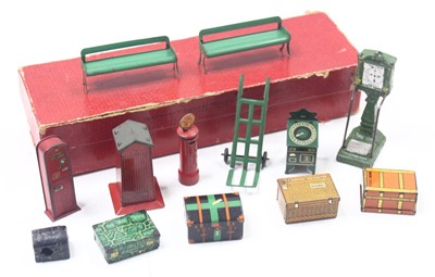 Lot 127 - Railway Accessories No.3 box containing two...