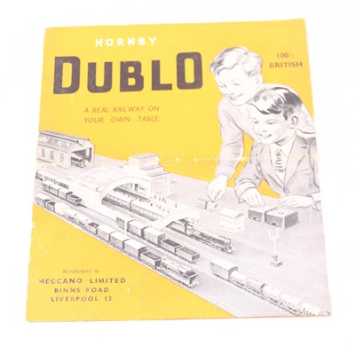 Lot 367 - Pre-war Hornby-Dublo catalogue dated October...