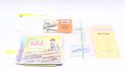 Lot 397 - A collection of Hornby-Dublo literature...