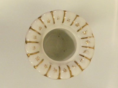 Lot 221 - A pair of 19thC Paris porcelain floral...