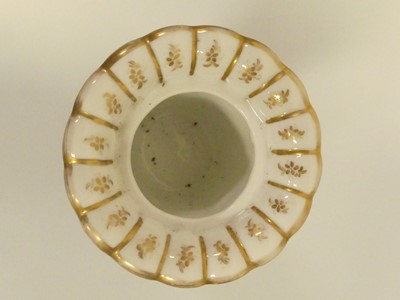 Lot 221 - A pair of 19thC Paris porcelain floral...