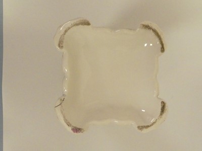 Lot 221 - A pair of 19thC Paris porcelain floral...