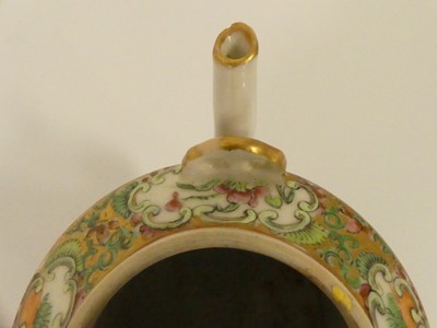 Lot 196 - A Chinese famille rose teapot (lacking cover)...