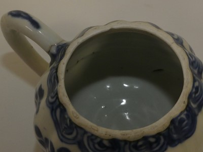 Lot 225 - A blue and white Chinese teapot and another...