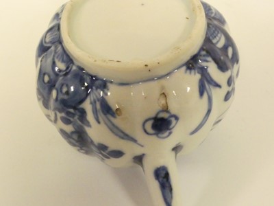 Lot 225 - A blue and white Chinese teapot and another...