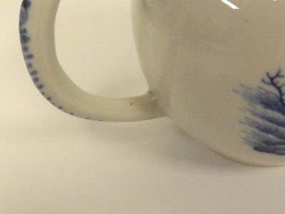 Lot 225 - A blue and white Chinese teapot and another...