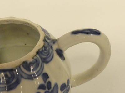 Lot 225 - A blue and white Chinese teapot and another...