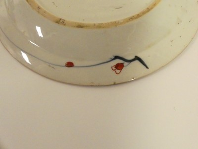 Lot 229 - Five Chinese export plates/ dishes decoarated...