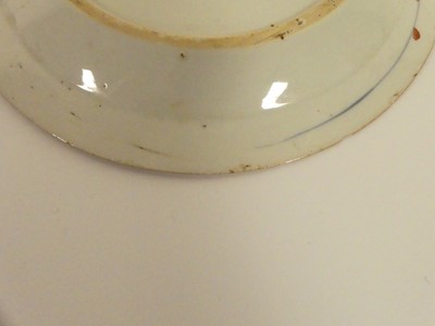 Lot 229 - Five Chinese export plates/ dishes decoarated...