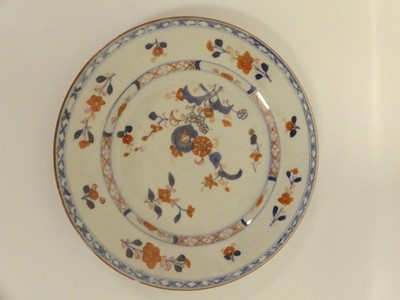 Lot 229 - Five Chinese export plates/ dishes decoarated...