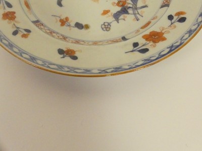 Lot 229 - Five Chinese export plates/ dishes decoarated...
