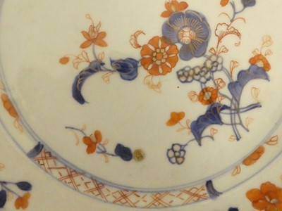 Lot 229 - Five Chinese export plates/ dishes decoarated...