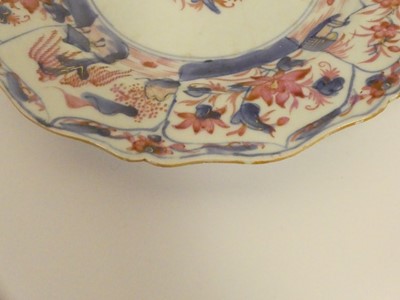 Lot 229 - Five Chinese export plates/ dishes decoarated...