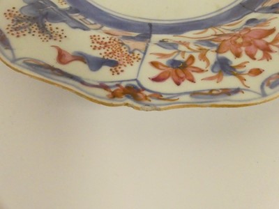Lot 229 - Five Chinese export plates/ dishes decoarated...
