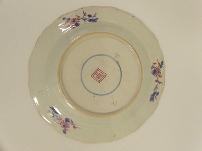 Lot 229 - Five Chinese export plates/ dishes decoarated...