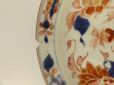 Lot 229 - Five Chinese export plates/ dishes decoarated...
