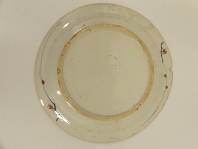 Lot 229 - Five Chinese export plates/ dishes decoarated...