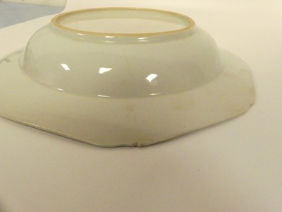 Lot 247 - Five Chinese blue and white dishes to include...