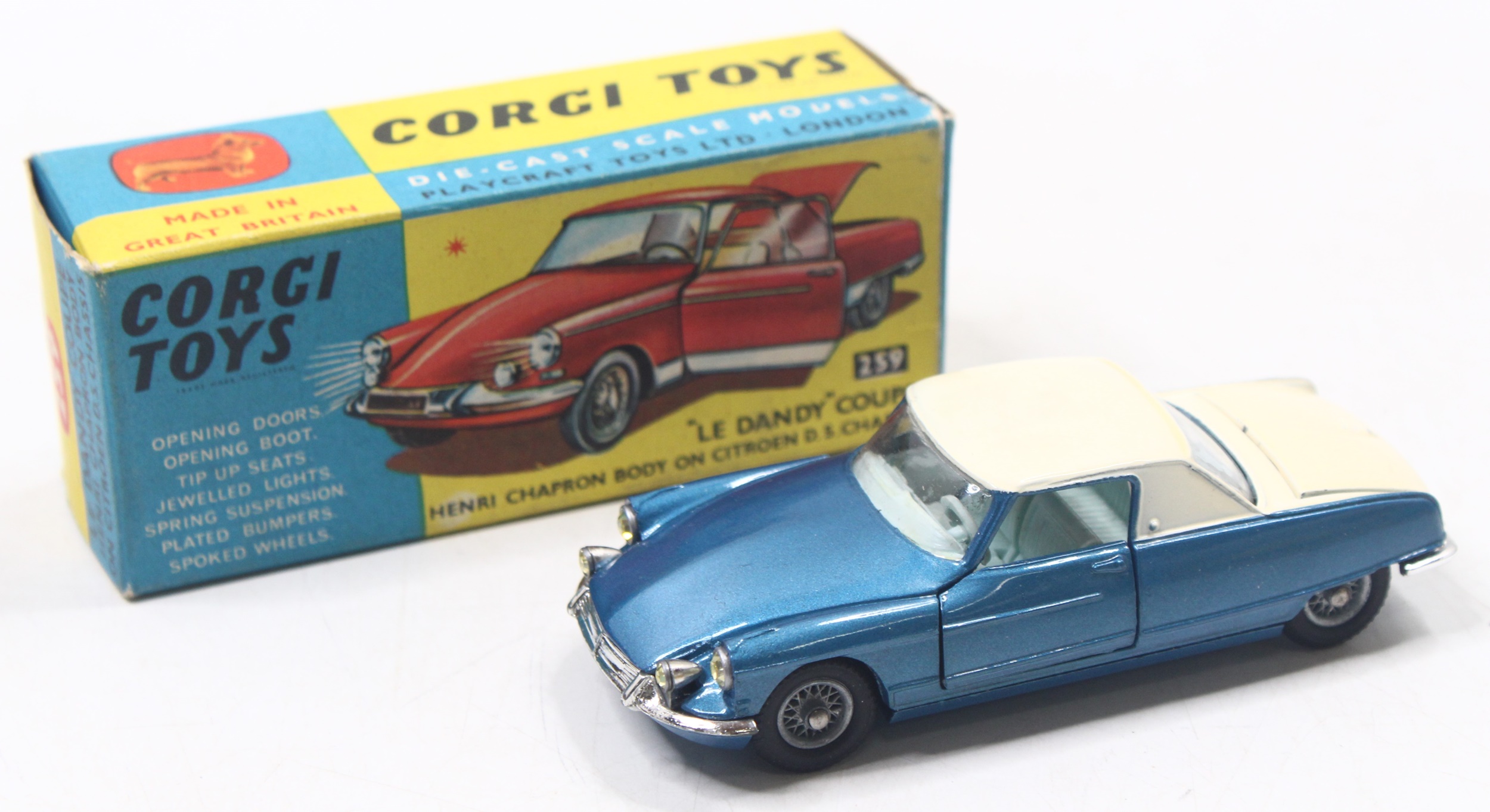 Lot 1357 - Corgi Toys No. 259 Citroen DS Le Dandy