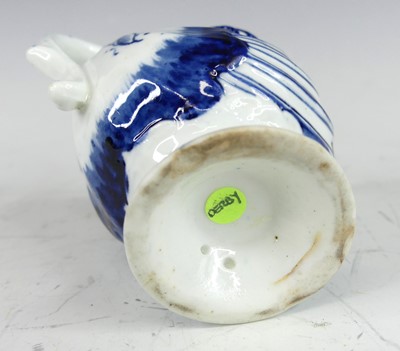 Lot 2060 - A Derby porcelain porcelain dolphin ewer cream...