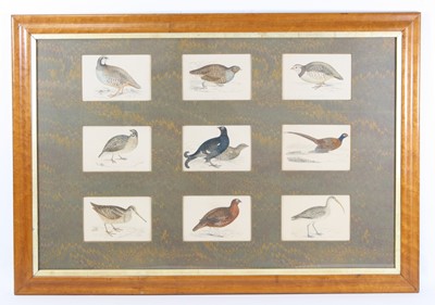 Lot 899 - A set of 9 19th century coloured engravings,...