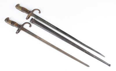 Lot 670 - A French model 1874 Gras bayonet, the 52cm...