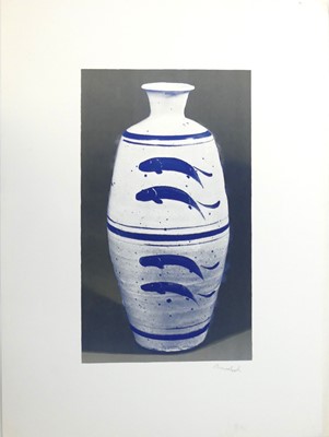 Lot 376 - Bernard Leach CH (1887-1979) - Fish Vase...