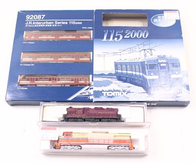 Lot 761 - Three N gauge continental locos to include an...