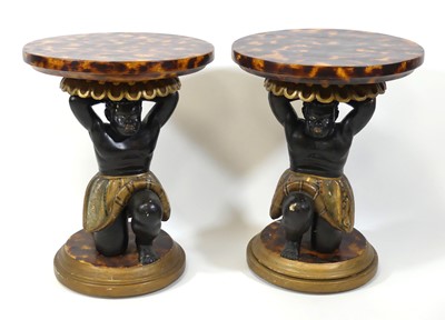 Lot 1347 - A pair of 19th century and later adapted...