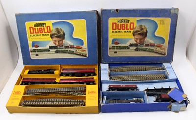 Lot 266 - Two Hornby-Dublo 3-rail train sets: EDP14...