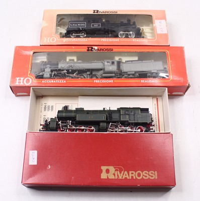 Lot 740 - Three HO gauge Rivarossi locos, including an...