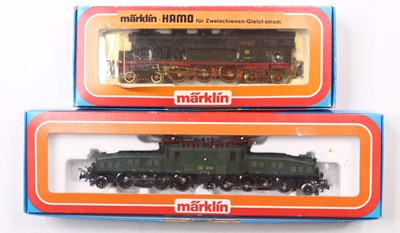 Lot 717 - Two Marklin Hamo HO gauge locos including a DB...