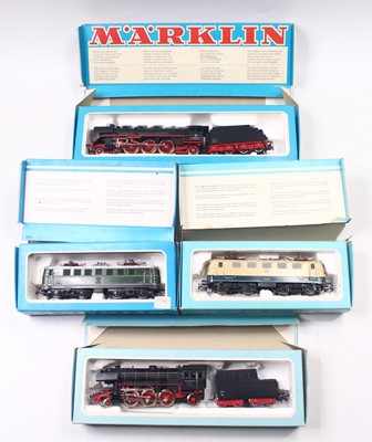 Lot 715 - Four Marklin HO gauge locos to include a DB BR...