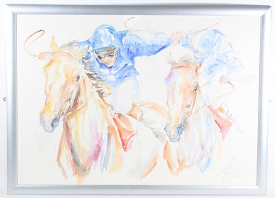 Lot 903 - Jacquie Jones (b.1961), Racehorses with...