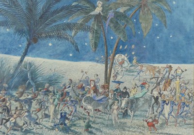 Lot 2471 - Richard Doyle (1824-1883) - A moonlit...