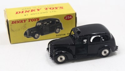 Lot 1027 - Dinky Toys No.254 Austin Taxi, comprising...