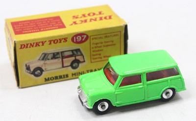 Lot 1034 - Dinky Toys 197 Morris Mini Traveller in...