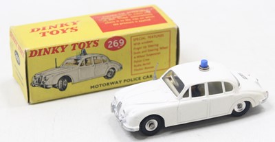 Lot 1037 - Dinky Toys, 269 Motorway Police Car, white...